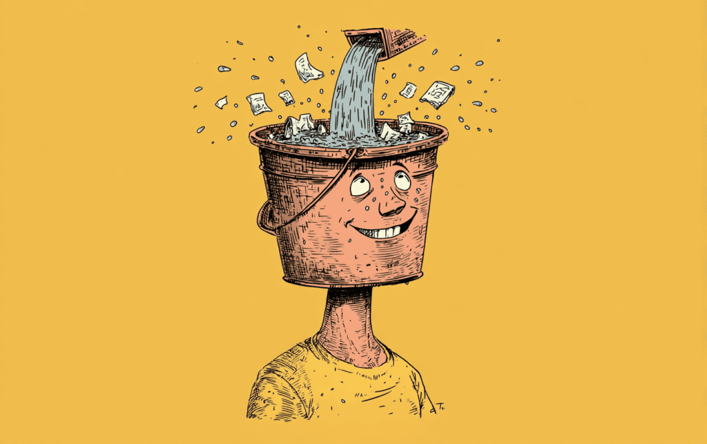 Illustration representing critical thinking vs blind belief.